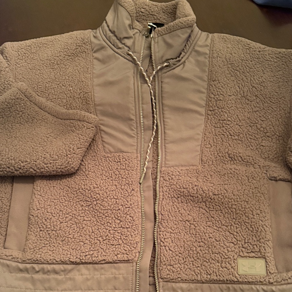 Under Armour Beige Fleece Jacket